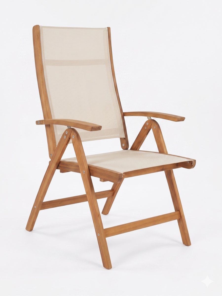 Textilen Teak Chair